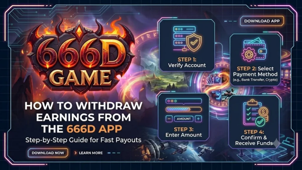 666D game withdrawals money