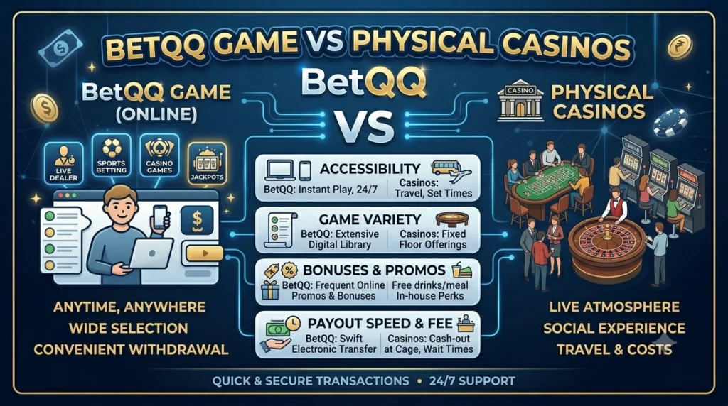 BetQQ Game VS other Casinos 2026