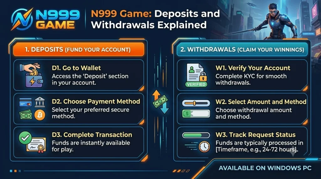 N999 Game Deposit and withdraw 2026