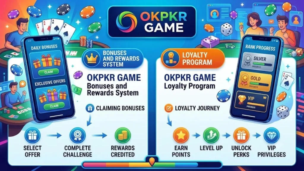 OkPkr Bonuses and Rewards System