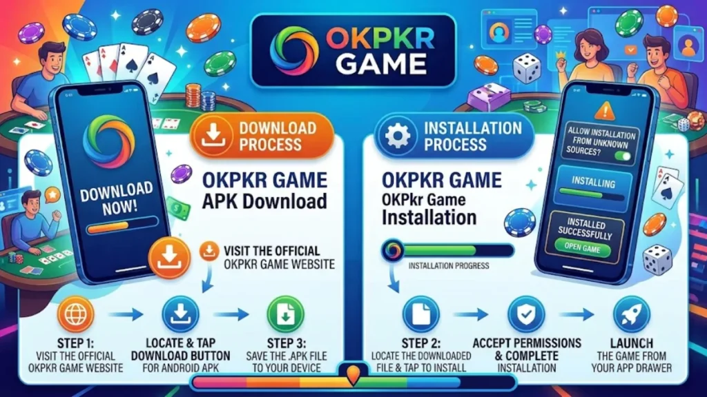 OkPkr Download and install 2026