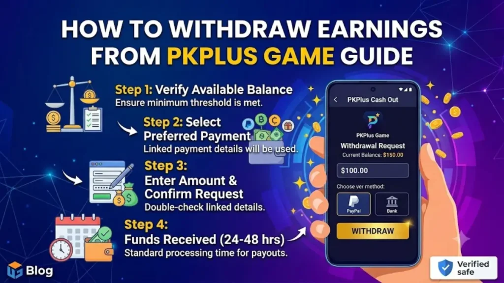 PK PLUS game how to withdraw money 2026