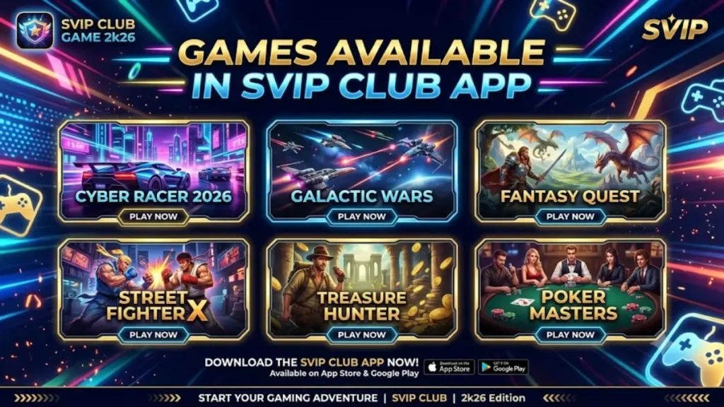 SVIP club all games available 2k26