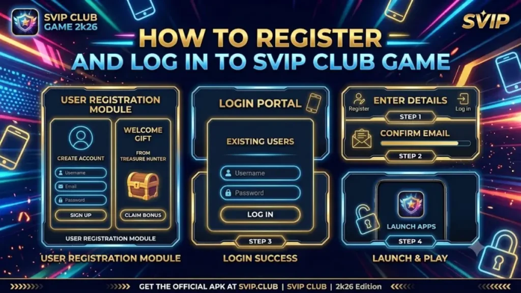 SVIP club game login and register