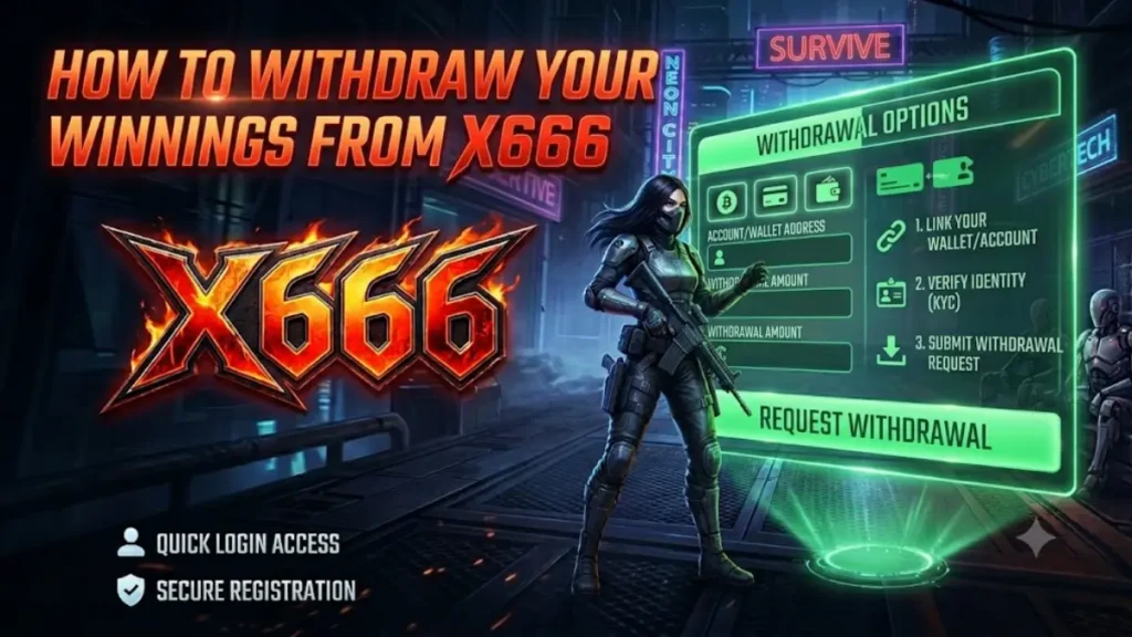 X666 game withdraw your winnings