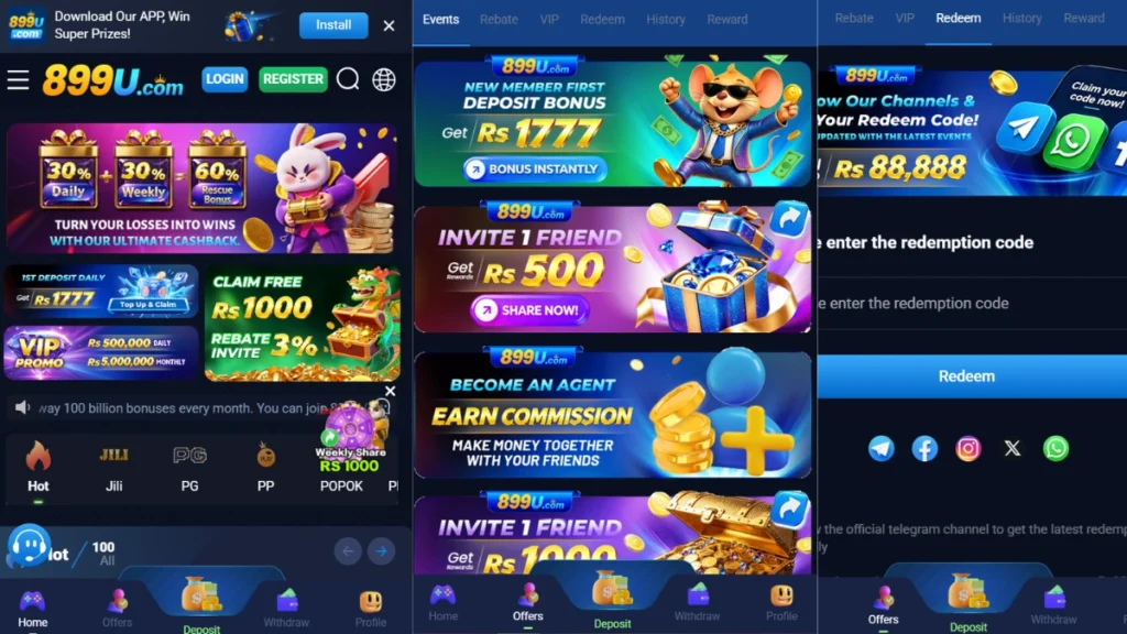 899U Game homepage Pakistan Android 2026