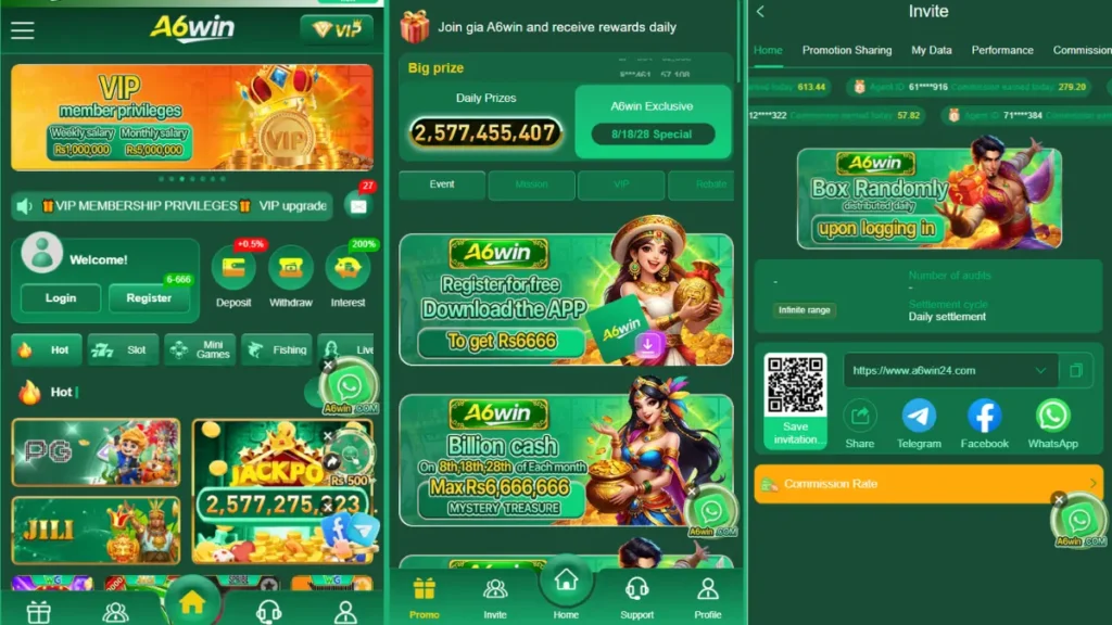 A6 WIN Game Homepage Pakistan Android 2026 (2)