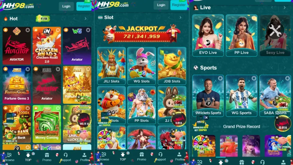 HH98 all Game Available Android 2026