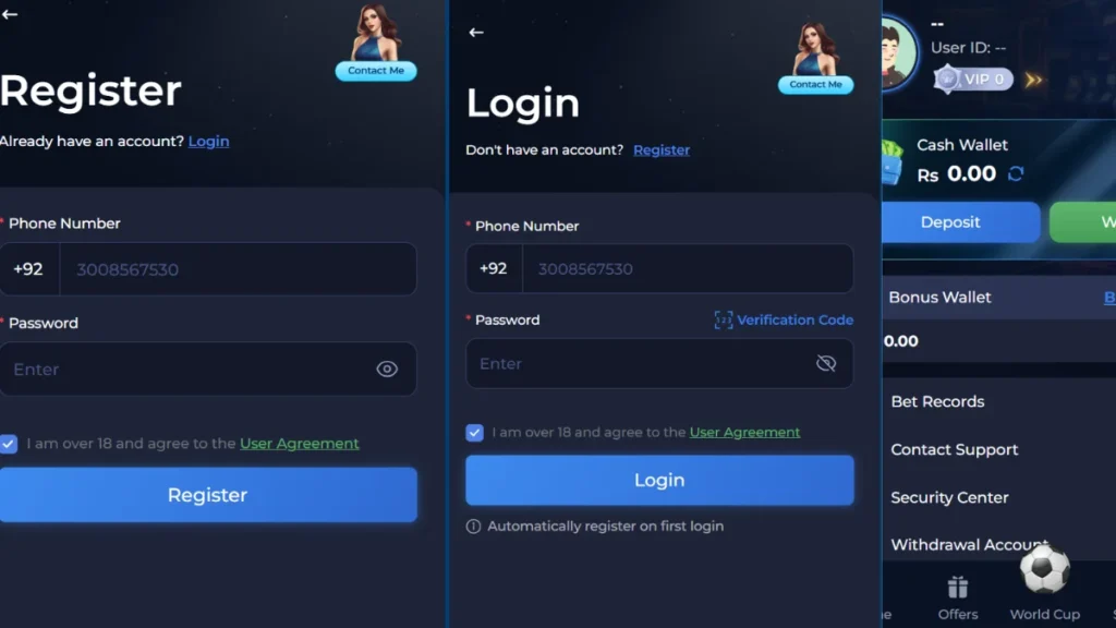 How to Register on 56MVP Game